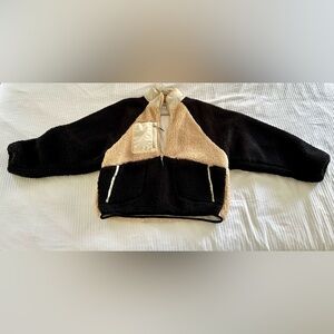 Women's Black and Tan Jacket